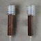 Wall Lights in Teak and Glass, Sweden, 1950s, Set of 2, Image 2