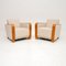 Art Deco Swedish Satin Birch Armchairs, 1920s, Set of 2 1