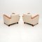 Art Deco Swedish Satin Birch Armchairs, 1920s, Set of 2 4