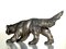 Art Deco Silver Terracotta Setter Dog, 1930s 2