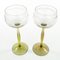 Art Nouveau Wine Glasses, Poland, 1890s, Set of 2 11