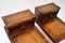Mahogany Leather Top Side Tables, 1930s, Set of 2, Image 9