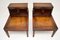 Mahogany Leather Top Side Tables, 1930s, Set of 2, Image 8