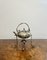 Antique Edwardian Silver-Plated Spirit Kettle on Stand, 1900s, Set of 2 2