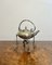 Antique Edwardian Silver-Plated Spirit Kettle on Stand, 1900s, Set of 2 5