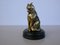 Art Deco Cat Sculpture by Franjou, 1920s 1