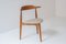 Silla de comedor Heart de Hans Wegner para Fritz Hansen, Dinamarca, 1952, Imagen 10