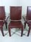 Leather Arcadia Dining Chairs from Arper, Italy 1980s, Set of 4 12