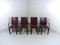 Leather Arcadia Dining Chairs from Arper, Italy 1980s, Set of 4 2