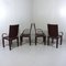Leather Arcadia Dining Chairs from Arper, Italy 1980s, Set of 4 20