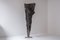 Brutalist Sculpture, 1960s, Charcoal & Metal 1