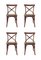 Born Beech Chairs in Woven Straw, 1990, Set of 4, Image 1