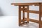 Folding Dining Table by Guillerme et Chambron, France, 1970s 13