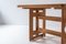 Folding Dining Table by Guillerme et Chambron, France, 1970s, Image 13