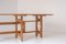 Folding Dining Table by Guillerme et Chambron, France, 1970s 11