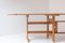 Folding Dining Table by Guillerme et Chambron, France, 1970s, Image 10