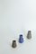 Jarrones escandinavos modernos pequeños de gres esmaltado ondulado en marrón y azul de Gunnar Borg para Höganäs Ceramics, años 60. Juego de 3, Imagen 7