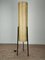 Lámpara de pie trípode de fibra de vidrio y metal de Dame & Co., años 60, Imagen 3