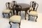 Victorian Dining Table and Chairs, Set of 6 1