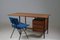 French Modernist Wooden and Metal Desk, 1950s 11