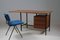 French Modernist Wooden and Metal Desk, 1950s, Image 12