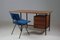 French Modernist Wooden and Metal Desk, 1950s, Image 5