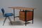 French Modernist Wooden and Metal Desk, 1950s 9