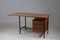 Moderner französischer Schreibtisch aus Holz & Metall, 1950er 13