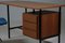 French Modernist Wooden and Metal Desk, 1950s 2