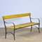 Iron and Pine Garden Bench, 1930s 1