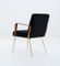 Mid-Century Italian Velvet and Brass Legs Armchair from Arflex, 1960s 6