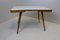 Coffee Table in Beech and Glass, 1960s 3