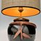 Lámpara de mesa de cerámica con decoración de bambú, Imagen 4