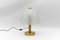 Satin Glass Table Lamp from Peill & Putzler, 1960s 8