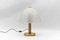 Satin Glass Table Lamp from Peill & Putzler, 1960s 1