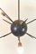Mid-Century Sputnik Kronleuchter aus Messing von Stilnovo 14