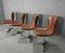 Italian Swivel Chairs in Chromed Metal and Leather, 1960s, Set of 4, Image 6