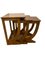 French Art Deco Walnut Nesting Tables, 1920s, Set of 3 1