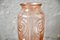 French Art Deco Pink Glass Vase, 1940s 4