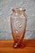 French Art Deco Pink Glass Vase, 1940s, Image 3