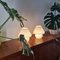 Lámparas de mesa grandes en forma de hongo de cristal de Murano, Italia, años 80. Juego de 2, Imagen 6