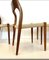 Model 71 Dining Chairs in Walnut and Paper Cord by Niels Otto Møller for J.L. Møllers, 1950s, Set of 3, Image 15