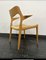 Model 55 Dining Chair in Oak and Paper Cord by Niels Otto Møller, Denmark, 1950s, Image 16