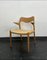 Model 55 Dining Chair in Oak and Paper Cord by Niels Otto Møller, Denmark, 1950s 1