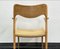 Model 55 Dining Chair in Oak and Paper Cord by Niels Otto Møller, 1950s, Image 6