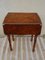 Louis XVI Walnut Bedside Table with Flap Top, Image 8