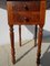 Louis XVI Walnut Bedside Table with Flap Top 5