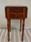 Louis XVI Walnut Bedside Table with Flap Top, Image 17