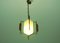 Lampe à Suspension en Verre Laiteux, Italie, 1950s 11