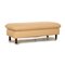 Leather Stool in Beige by Willi Schillig, Image 1